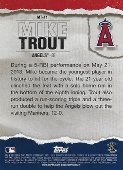 2020 Topps - Topps Player of the Decade: Mike Trout #MT-11 Mike Trout Back