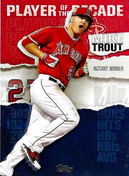 2020 Topps - Topps Player of the Decade: Mike Trout #MT-12 Mike Trout Front
