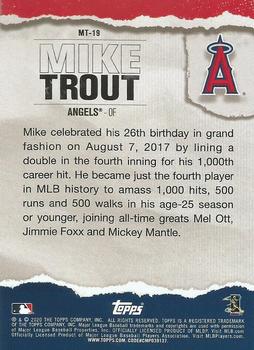 2020 Topps - Topps Player of the Decade: Mike Trout #MT-19 Mike Trout Back