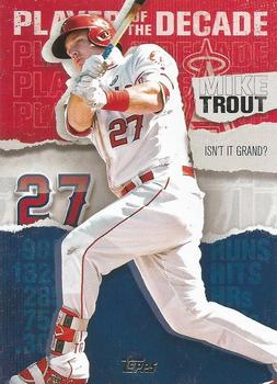 2020 Topps - Topps Player of the Decade: Mike Trout #MT-19 Mike Trout Front