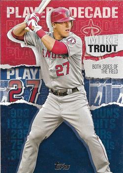 2020 Topps - Topps Player of the Decade: Mike Trout Blue #MT-4 Mike Trout Front