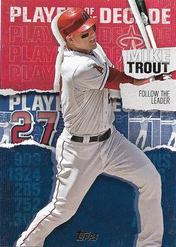 2020 Topps - Topps Player of the Decade: Mike Trout Blue #MT-8 Mike Trout Front