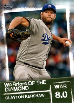 2020 Topps - WARriors of the Diamond #WOD-29 Clayton Kershaw Front