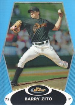 2008 Finest - Refractors Blue #72 Barry Zito Front
