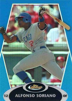 2008 Finest - Refractors Blue #110 Alfonso Soriano Front