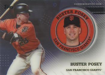 2020 Topps - Topps Player Medallions #TPM-BP Buster Posey Front