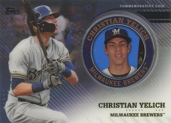 2020 Topps - Topps Player Medallions #TPM-CY Christian Yelich Front