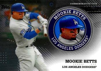 2020 Topps - Topps Player Medallions #TPM-MB Mookie Betts Front