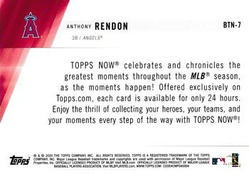 2020 Topps - Best of Topps Now #BTN-7 Anthony Rendon Back