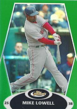 2008 Finest - Refractors Green #14 Mike Lowell Front