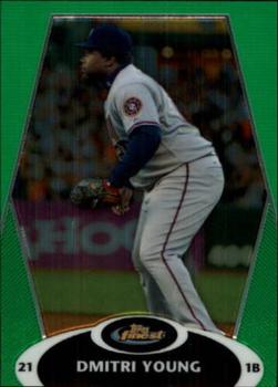 2008 Finest - Refractors Green #44 Dmitri Young Front