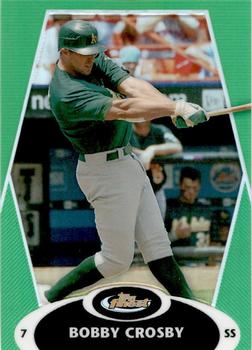 2008 Finest - Refractors Green #86 Bobby Crosby Front