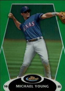 2008 Finest - Refractors Green #102 Michael Young Front