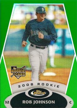 2008 Finest - Refractors Green #146 Rob Johnson Front