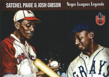 2020 Dreams Fulfilled Negro Leagues Legends #23 Satchel Paige / Josh Gibson Front