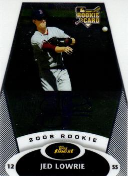 2008 Finest - Rookie Redemption #10 Jed Lowrie Front