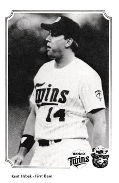 1988 Minnesota Twins Smokey Colorgrams - Player Cards #NNO Kent Hrbek Front