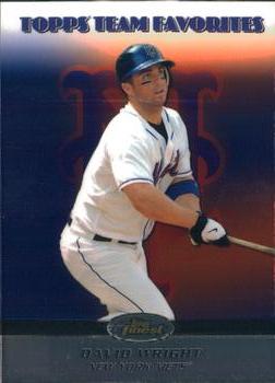 2008 Finest - Topps Team Favorites #TF-DW David Wright Front
