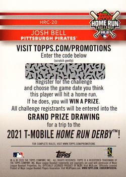 2020 Topps - Home Run Challenge (Series Two) #HRC-20 Josh Bell Back