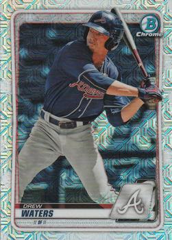 2020 Bowman - Chrome Prospects Mojo Refractor #BCP-2 Drew Waters Front