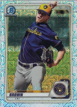 2020 Bowman - Chrome Prospects Mojo Refractor #BCP-34 Zack Brown Front