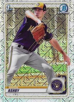 2020 Bowman - Chrome Prospects Mojo Refractor #BCP-57 Aaron Ashby Front