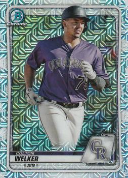 2020 Bowman - Chrome Prospects Mojo Refractor #BCP-87 Colton Welker Front