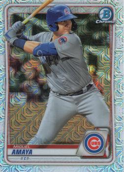2020 Bowman - Chrome Prospects Mojo Refractor #BCP-136 Miguel Amaya Front