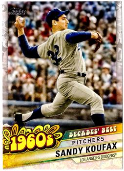 2020 Topps - Decades' Best (Series Two) #DB-15 Sandy Koufax Front
