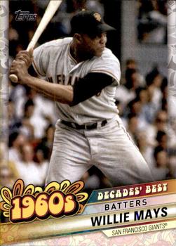 2020 Topps - Decades' Best (Series Two) #DB-26 Willie Mays Front