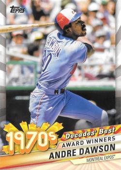 2020 Topps - Decades' Best (Series Two) #DB-33 Andre Dawson Front