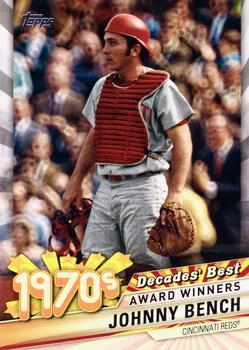 2020 Topps - Decades' Best (Series Two) #DB-34 Johnny Bench Front