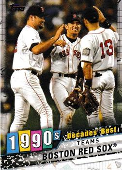 2020 Topps - Decades' Best (Series Two) #DB-80 Boston Red Sox Front