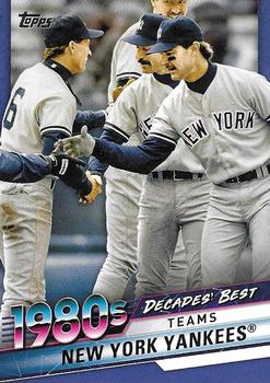 2020 Topps - Decades' Best Blue (Series Two) #DB-51 New York Yankees Front