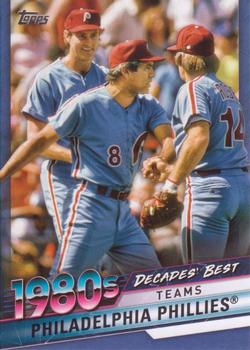 2020 Topps - Decades' Best Blue (Series Two) #DB-58 Philadelphia Phillies Front
