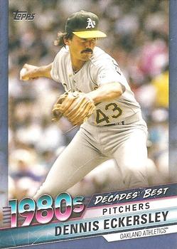 2020 Topps - Decades' Best Blue (Series Two) #DB-70 Dennis Eckersley Front
