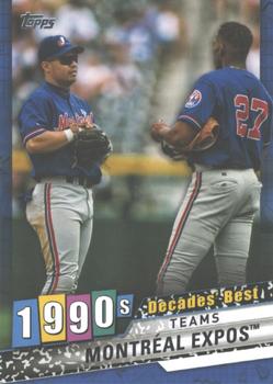 2020 Topps - Decades' Best Blue (Series Two) #DB-72 Montreal Expos Front