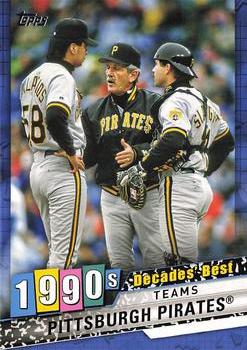 2020 Topps - Decades' Best Blue (Series Two) #DB-78 Pittsburgh Pirates Front