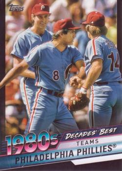 2020 Topps - Decades' Best Black (Series Two) #DB-58 Philadelphia Phillies Front