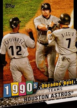 2020 Topps - Decades' Best Black (Series Two) #DB-71 Houston Astros Front