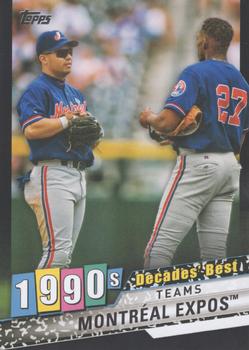 2020 Topps - Decades' Best Black (Series Two) #DB-72 Montreal Expos Front