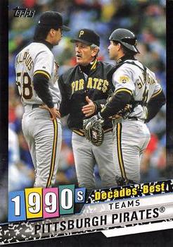 2020 Topps - Decades' Best Black (Series Two) #DB-78 Pittsburgh Pirates Front