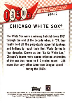 2020 Topps - Decades' Best Chrome (Series Two) #DBC-10 Chicago White Sox Back