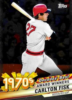 2020 Topps - Decades' Best Chrome (Series Two) #DBC-32 Carlton Fisk Front