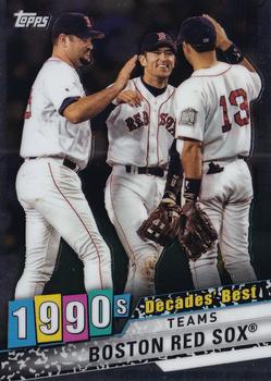 2020 Topps - Decades' Best Chrome (Series Two) #DBC-80 Boston Red Sox Front