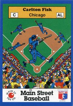 1989 Main Street Baseball #NNO Carlton Fisk Front