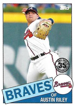 2020 Topps - 1985 Topps Baseball 35th Anniversary (Series Two) #85TB-4 Austin Riley Front