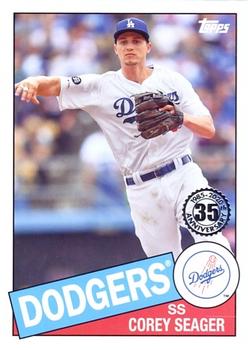 2020 Topps - 1985 Topps Baseball 35th Anniversary (Series Two) #85TB-22 Corey Seager Front