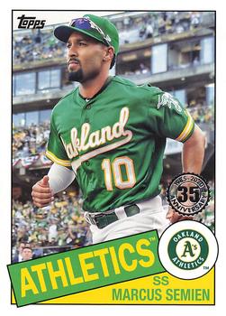 2020 Topps - 1985 Topps Baseball 35th Anniversary (Series Two) #85TB-33 Marcus Semien Front
