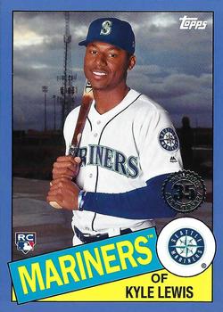 2020 Topps - 1985 Topps Baseball 35th Anniversary Blue (Series Two) #85TB-41 Kyle Lewis Front